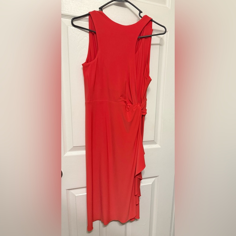 Catherine Malandrino Vibrant Red Asymmetrical Dress